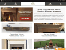 Tablet Screenshot of mantelsdirect.com